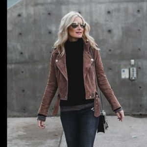 NWOT BlankNYC 100% Suede Moto Jacket